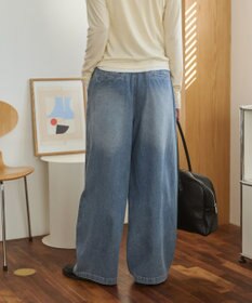 WEGO 【ANGIE VINTAGE】デニムイージーパンツ