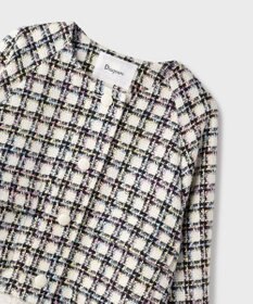 GRACE CONTINENTAL レースヘムツイードジャケット