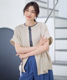 ANY フレンチリネンシャツブラウス