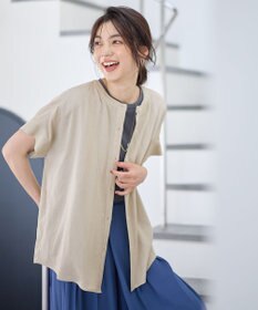 ANY フレンチリネンシャツブラウス