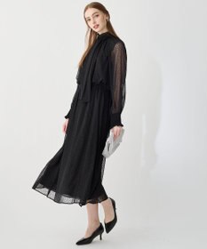 23区 S 【APPLAUDIR】シアードットフロッキー ドレス