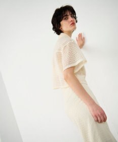 GRACE CONTINENTAL ラッセルメッシュシャツ