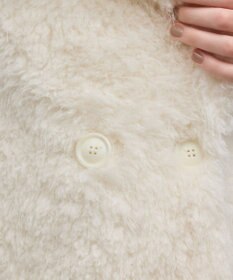 GRACE CONTINENTAL フェイクファーPコート