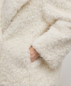 GRACE CONTINENTAL フェイクファーPコート