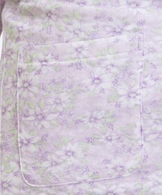 Wing 【数量限定　特別価格】 パジャマ 長袖 長ズボン 綿混(本体) キルトニット素材 保温性 あたたかい 前開きタイプ 丸首 花柄 レディース EP6914 ウイング／ワコール