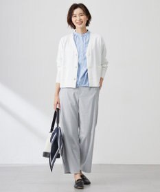 J.PRESS LADIES L 【洗える】Cotton Acetate ドルマンスリーブ カーディガン