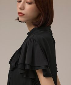 GRACE CONTINENTAL フリルボウタイブラウス