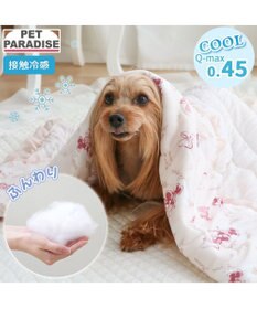 PET PARADISE ディズニー ミニーマウス もちっと クール ブランケット 《ハート柄》