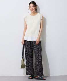 ANY L 【洗濯機可】タックヘムコンビインナー