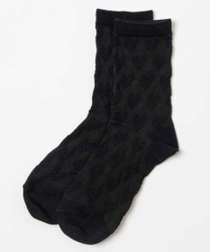 WEGO ポコポコハートクルーソックス