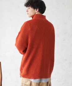 WEGO オーバーフィットハーフジッププルオーバー