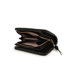 LANVIN en Bleu ペアル 二つ折Lファスナー財布