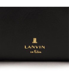 LANVIN en Bleu ペアル 二つ折Lファスナー財布