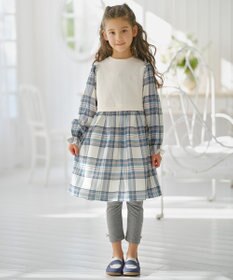 組曲 KIDS 【110-140㎝】ダブルフェイスドッキング ワンピース