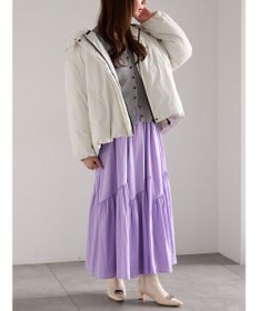 Te chichi スタンドカラーショートダウンジャケット