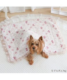 PET PARADISE ディズニー ミニーマウス もちっと クール ブランケット 《ハート柄》