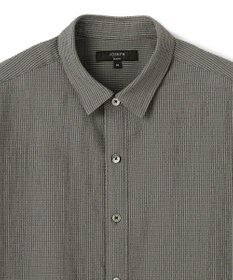 JOSEPH HOMME 新素材【通気性/ストレッチ】トリコサッカーストレッチ 　レギュラーカラー半袖シャツ