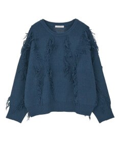 Green Parks フリンジニットプルオーバー