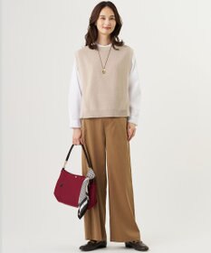 J.PRESS LADIES S 【プラスワンアイテムに】ベルト ニット ベスト