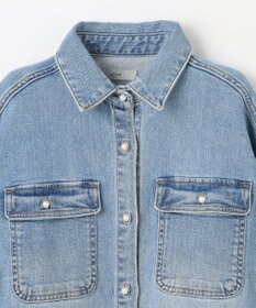 ANY 【洗濯機可/ストレッチ】デニムシャツ