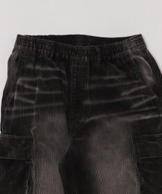 WEGO 【ウエストゴム/MLサイズ展開】イージーコーデュロイカーゴパンツ