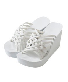 San-ai Resort（三愛水着楽園） 【SALE】グリッター厚底ビーチサンダル【San-ai Resort（サンアイリゾート）】