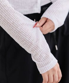 WEGO グラフィックシアーリブパーカー