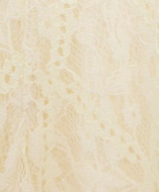 earth music&ecology フロントギャザー起毛レースミニワンピース