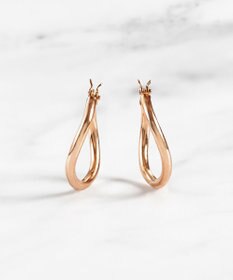 TOCCA 【新色ピンクゴールドが入荷！】【WEB限定】PETAL HOOP PIERCED EARRINGS K10 淡水パール ピアス