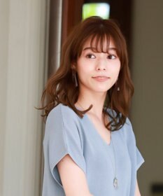 Tiaclasse L 【洗える】さらりと肌離れの良いフレンチスリーブニットチュニック