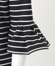 23区 L 【R(アール)】ビジュ― ストライプ ジャージー