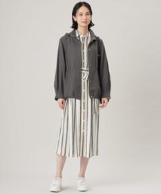 自由区 S 【カタログ掲載・洗える】ストライププリント ワンピース