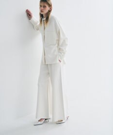 uncrave スウェットライクニット CPOシャツ