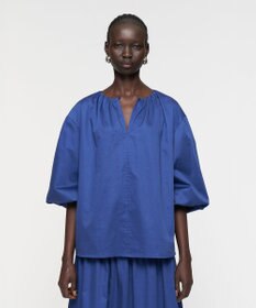 JOSEPH 【洗える】コットンサティーン　ブラウス