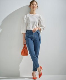 組曲 S シャーリングシフォン袖 トップス