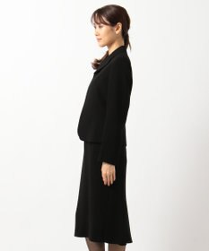 自由区 FORMAL 【高級トリアセテート素材】レベッカBSジョーゼット ジャケット+ワンピース