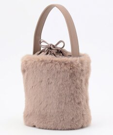 TOCCA 【ショルダー取り外し可能】MILKY TEA FURBAG ファーバッグ