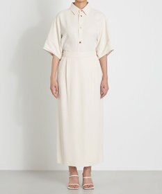 NAVE 【ReNAVE　洗える】アセテートギャバスカート