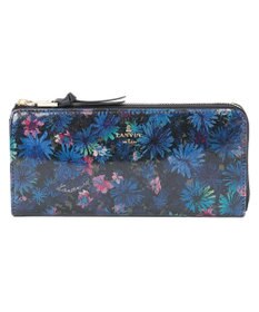 LANVIN en Bleu ブルーデイジー Lファスナー長財布