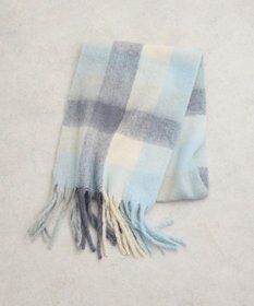 Green Parks ・ｆｕｒｒｙ　ｒａｔｅ　グラデーションチェックマフラー