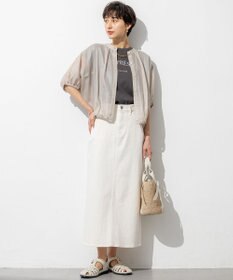 23区 【洗える】ソフトシアーフィルム コンパクト ブラウス