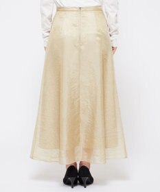 uncrave 【手洗い可】リンクルオーガンジー フレアスカート（uncrave STANDARD）