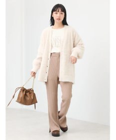 earth music&ecology ぽこぽこスリットパンツ