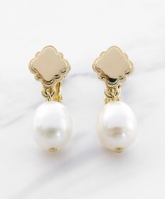 TOCCA CLOVER & PEARL EARRINGS 淡水バロックパールイヤリング