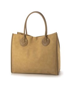 UNBILLION cachecache 丸手根革スクエアトートバッグ