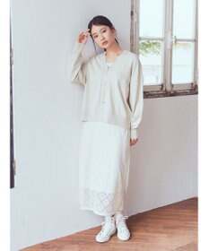 earth music&ecology ＶネックＺＩＰカーディガン