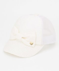 ANY KIDS リボン メッシュ キャップ