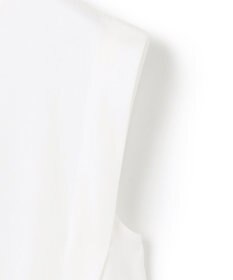 23区 L 【洗える】コンパクトヤーン フレアデザイン ノースリーブ カットソー