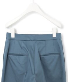 ICB 【洗える】T/Cストレッチサテン ワイドパンツ