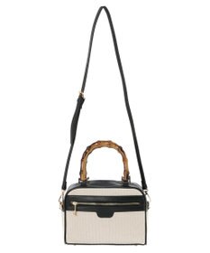 earth music&ecology バンブーテイストハンドルバッグ